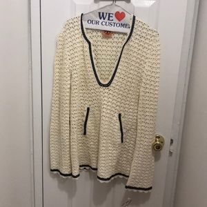 Tory Burch cover up (crochet tunic)
